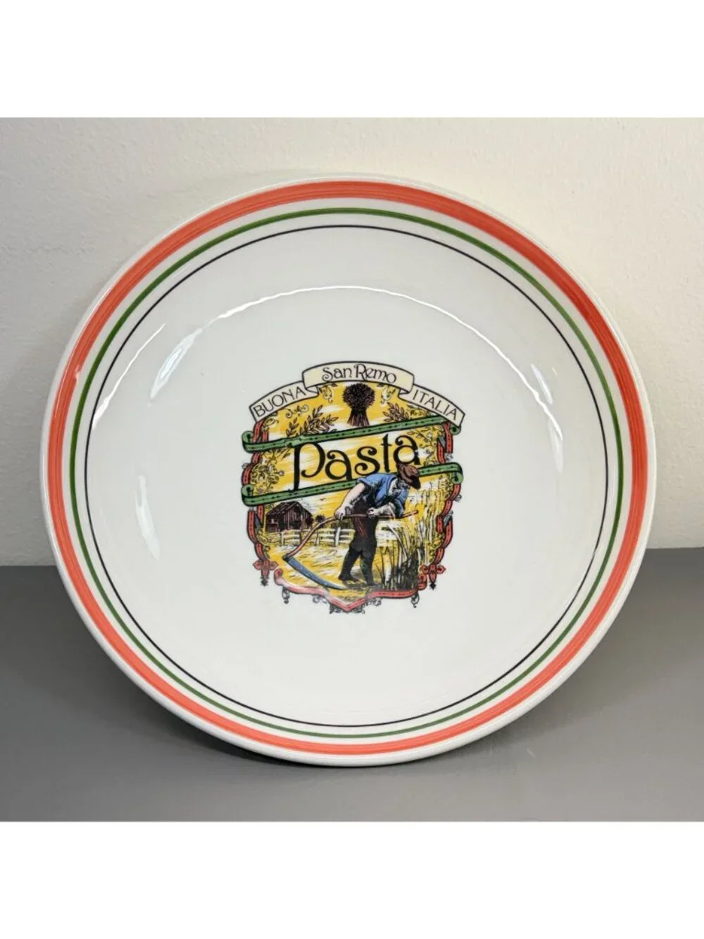 Vintage Himark Italy Large Pasta Serving Bowl 13